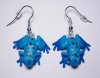 Poison Dart Frogs blue Earrings