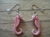 Marine Animals Seahorse pink Earrings