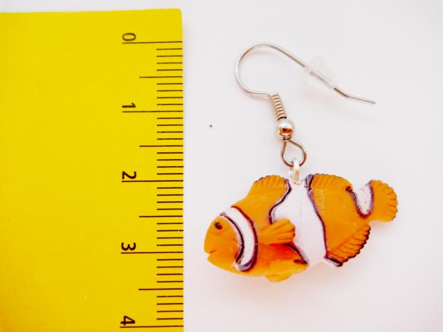Clownfische Ohrringe - zum Schließen ins Bild klicken