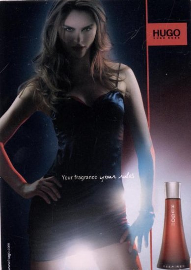 Parfum-Karte Hugo "Deep Red" - Click Image to Close