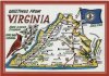 Virginia - Landkarte