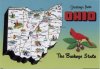 Ohio - Landkarte