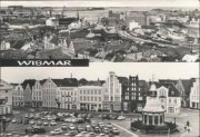 Wismar - Blick auf Werft, Hafen und Überseehafen