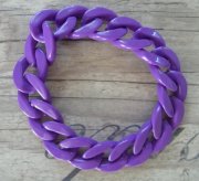 Link Chain Bracelet purple