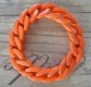 Gliederketten-Armband orange