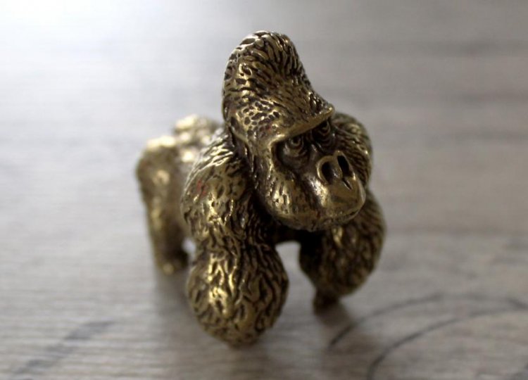 Brass Gorilla - Click Image to Close