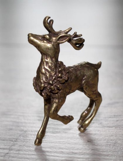 Brass Deer - Click Image to Close