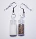 Mini-Bottles Salt & Pepper Earrings