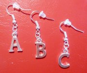Letters Earrings
