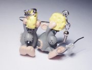 Mice with Cheese Earrings