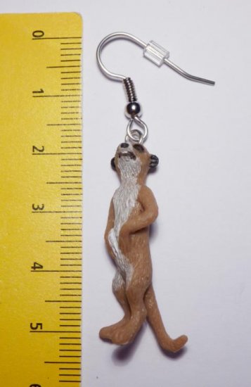 Meercat Earrings - Click Image to Close