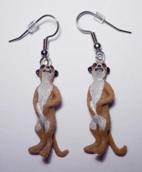 Meercat Earrings - Click Image to Close