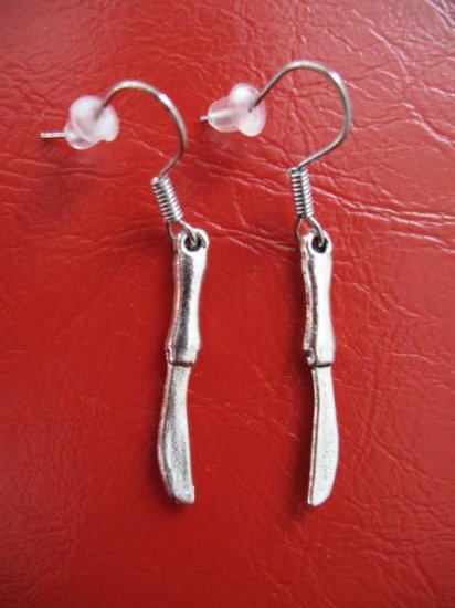Knives Earrings - Click Image to Close