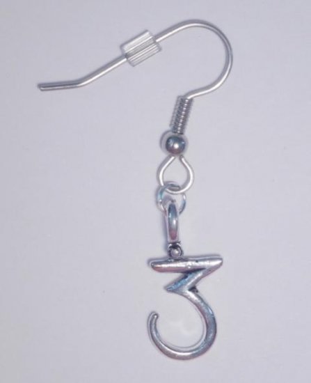 Numbers Earrings 3 - Click Image to Close