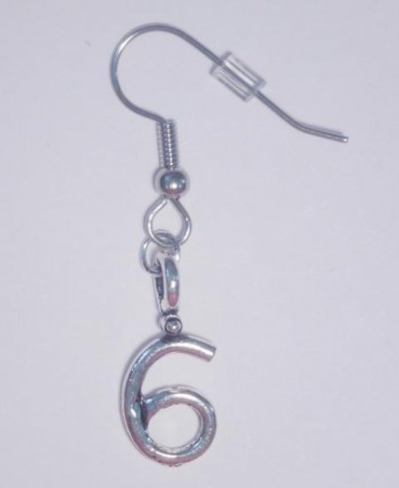 Numbers Earrings 6 - Click Image to Close