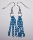 Chain Earrings blue