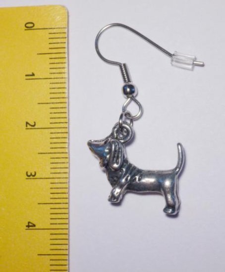 Dog Earrings Dachshund - Click Image to Close