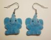 Elefanten Ohrringe blau