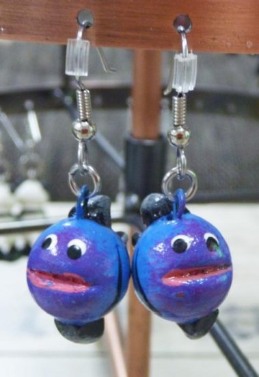 Fishes Earrings - Click Image to Close