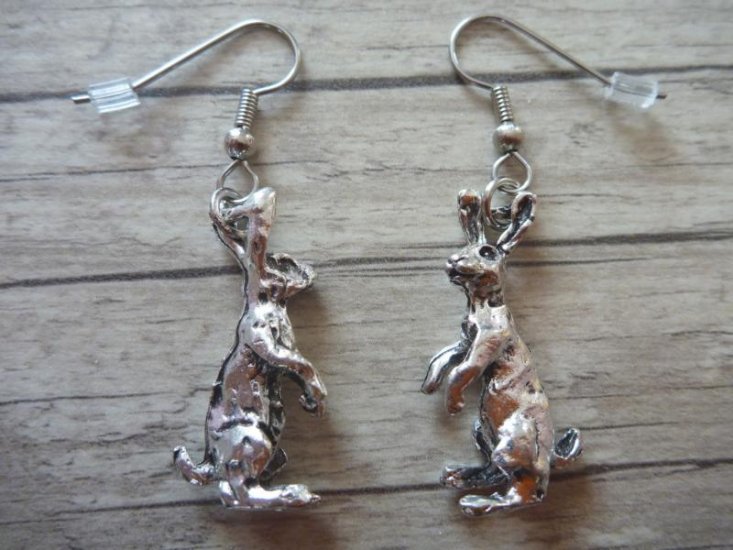 Rabbit Earrings - Click Image to Close