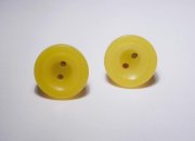 Ear Studs Buttons yellow