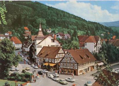 7506 Bad Herrenalb Mönchs Posthotel "Historische Klosterschänke" - zum Schließen ins Bild klicken