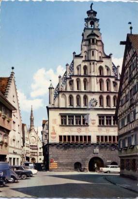 7967 Bad Waldsee Rathaus und Spitalkapelle - zum Schließen ins Bild klicken