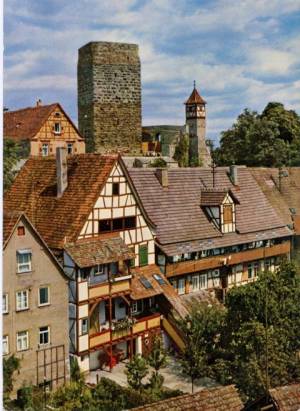 7107 Bad Wimpfen Red Tower, and towers Nuremberg - Click Image to Close