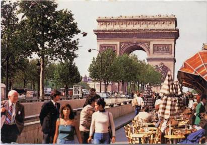 Paris Arc de Triomphe - zum Schließen ins Bild klicken