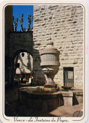 Vence La Fontaine du Peyra - zum Schließen ins Bild klicken