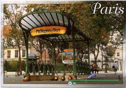 Paris Metropolitain, place des Abbesses - Click Image to Close