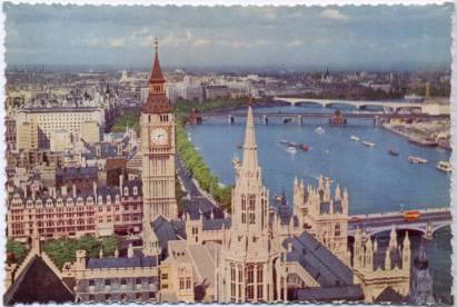 London Big Ben and River Thames - zum Schließen ins Bild klicken