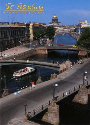 St.Petersburg Fluss Moika - zum Schließen ins Bild klicken