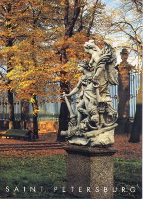 St.Petersburg Sommer Garten Skulptur "Frieden und Fülle" - zum Schließen ins Bild klicken