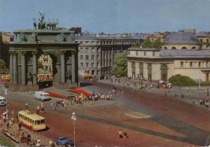 St.Petersburg Leningrad Statschek Platz - zum Schließen ins Bild klicken