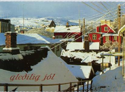 Färöer-Inseln, Undir Ryggi, Torshavn - zum Schließen ins Bild klicken