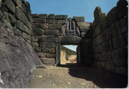 Mycenae - Das Thor der Löwen - zum Schließen ins Bild klicken