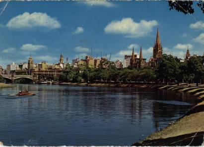 Melbourne, Yarra Yarra Fluss - zum Schließen ins Bild klicken