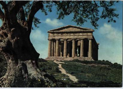 Agrigento, Tempel der Concordia (Eintracht) - zum Schließen ins Bild klicken