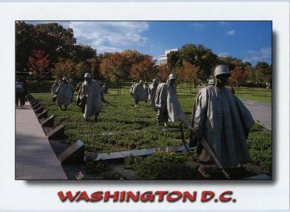 Washington D.C. - The Korean War Veterans Memorial - Click Image to Close