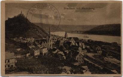 Braubach mit Marksburg - zum Schließen ins Bild klicken