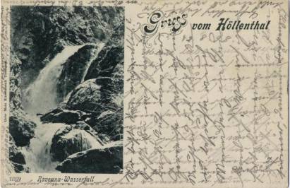 Höllenthal - Ravenna Wasserfall - zum Schließen ins Bild klicken