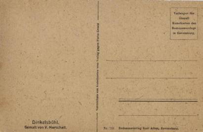 Dinkelsbühl - gemalt von V.Marschall - zum Schließen ins Bild klicken