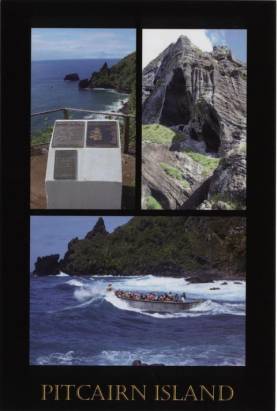 Pitcairn Island - Bi-Centennial Plaque/Christian's Cave/Bounty B - Click Image to Close