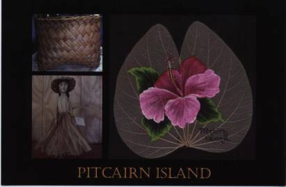 Pitcairn Island - Niew Basket/Bounty Doll/Hattie Leaf - Click Image to Close