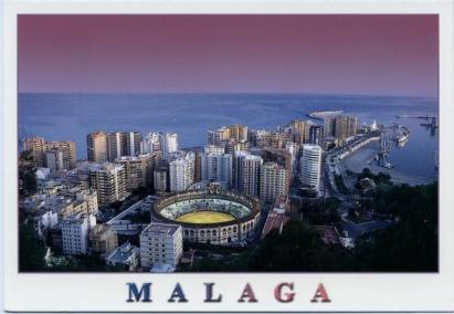 Malaga - Stierkampfarena - zum Schließen ins Bild klicken