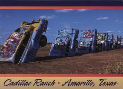 Cadillac Ranch - Amarillo - zum Schließen ins Bild klicken