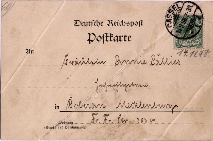 Kassel 1898 von Hartung'sche Militärvorbildungs-Anstalt Dr.Witte - zum Schließen ins Bild klicken