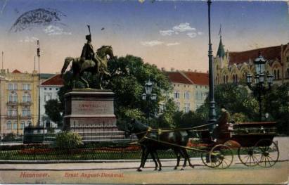 Hannover - Ernst August Monument - Click Image to Close