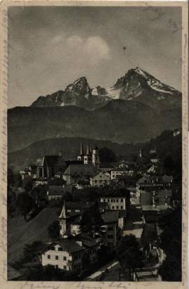 Berchtesgaden mit dem Watzmann - zum Schließen ins Bild klicken